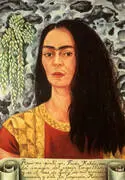Self Portrait with Hair Loose 1947 By Frida Kahlo