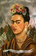 Self Portrait Dedicated to Dr Eloesser 1940 By Frida Kahlo