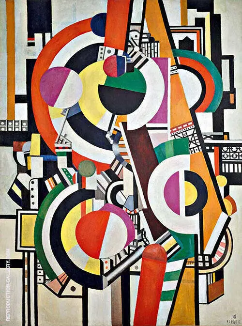 The Disks 1918 By Fernand Leger