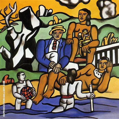 The Country Outing 1954 By Fernand Leger