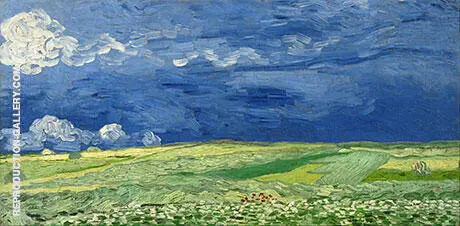 Wheatfield under Thunderclouds 1890 By Vincent van Gogh