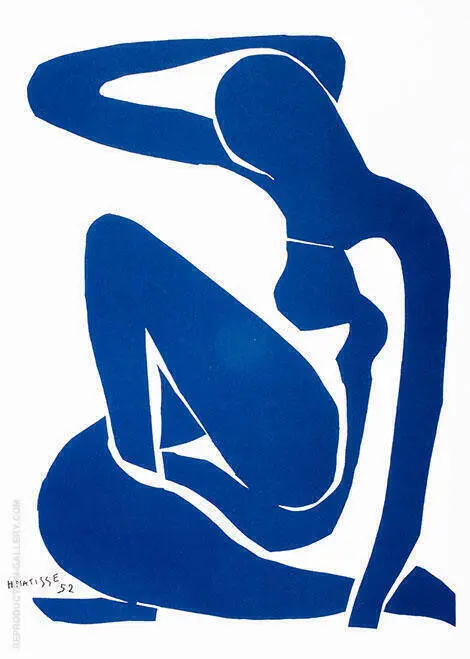 Blue Nude By Henri Matisse