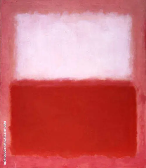 White over Red 1957 By Mark Rothko (Inspired By)