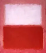 White over Red 1957 By Mark Rothko (Inspired By)