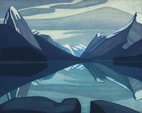 Maligne Lake Jasper Park 1924 By Lawren Harris