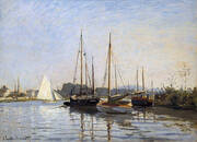 Pleasure Boats at Argenteuil By Claude Monet