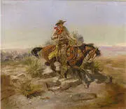 Riding Line By Charles M Russell