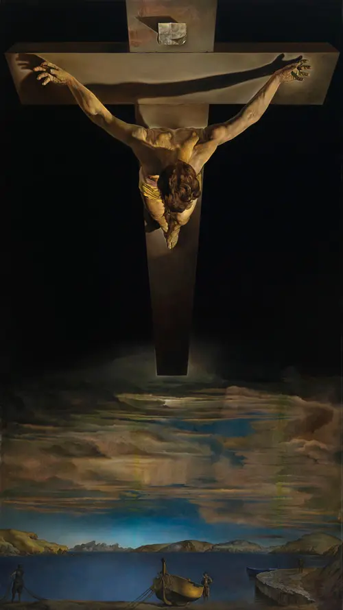 Christ, St John of the Cross 1951 By Salvador Dali