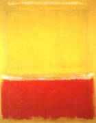 White, Yellow Red on Yellow 1953 By Mark Rothko (Inspired By)