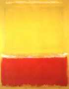 White, Yellow Red on Yellow 1953 By Mark Rothko (Inspired By)