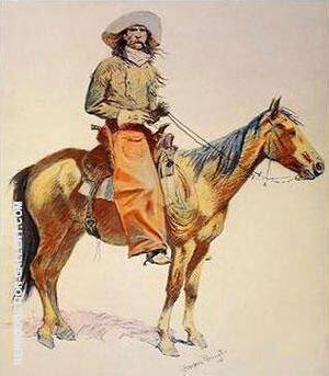 Arizona Cowboy by Frederic Remington | Oil Painting Reproduction