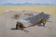 The Fight for the Waterhole By Frederic Remington