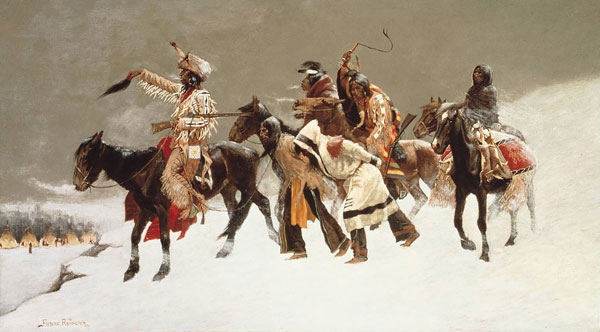Return of the Blackfoot War Party | Oil Painting Reproduction