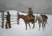 The Fall of the Cowboy By Frederic Remington