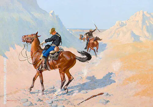 The Advance Guard 1890 By Frederic Remington