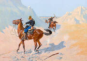 The Advance Guard, The Military Sacrifice, The Ambush 1890 By Frederic Remington