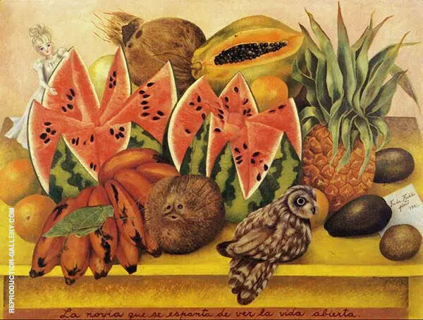 The Bride Frightened at Seeing Life Opened By Frida Kahlo