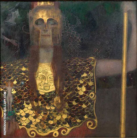 Pallas Athene 1898 By Gustav Klimt