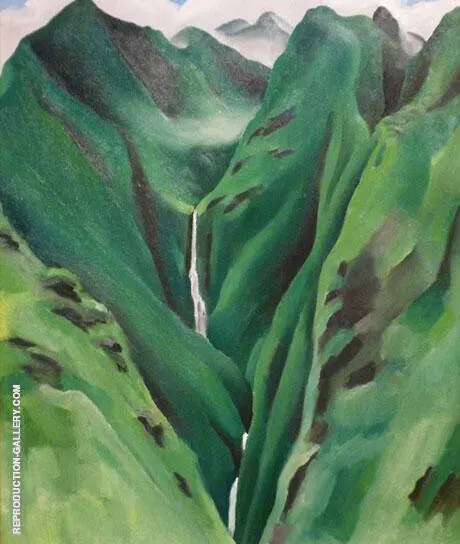 Waterfall No 1 Maui By Georgia O'Keeffe
