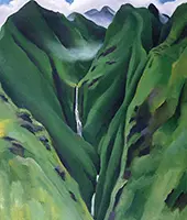 Waterfall No 1 Maui By Georgia O'Keeffe