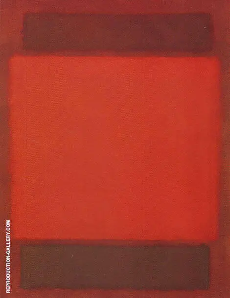 No 202 Orange and Brown 1963 By Mark Rothko (Inspired By)