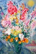Bouquet de Fleurs By Marc Chagall