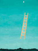 Ladder to the Moon 1958 By Georgia O'Keeffe