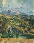 Mont Sainte-Victoire 1904-06 By Paul Cezanne