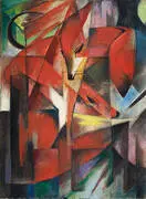 Foxes 1913 By Franz Marc