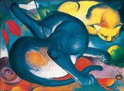 Two Cats 1912 By Franz Marc