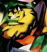 Tiger By Franz Marc