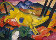 The Yellow Cow By Franz Marc