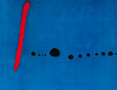 Blue II By Joan Miro