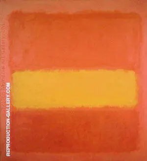 Yellow Band 1956 By Mark Rothko (Inspired By)