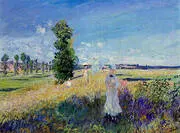 La Promenade Argenteuil By Claude Monet
