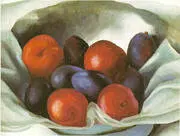 Plums By Georgia O'Keeffe