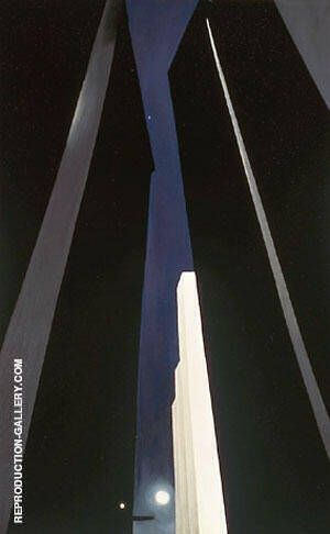 City Night 1926 by Georgia O'Keeffe | Oil Painting Reproduction