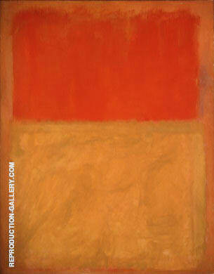 Orange and Tan 1954 | Oil Painting Reproduction