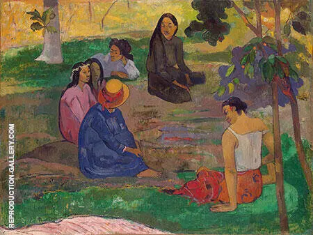 Les Parau Parau (Conversion) 1891 By Paul Gauguin