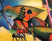 Indians on Horseback By August Macke