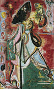 The Moon Woman 1942 By Jackson Pollock (Inspired By)