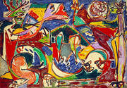 The Key 1946 By Jackson Pollock (Inspired By)