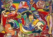 The Key 1946 By Jackson Pollock (Inspired By)