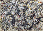 Silver Over Black By Jackson Pollock (Inspired By)