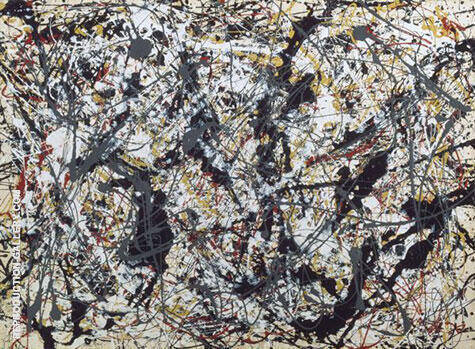Untitled 1948 by Jackson Pollock (Inspired By) | Oil Painting Reproduction