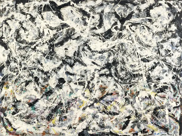 Arc en ciels Gris Greyed Rainbow By Jackson Pollock (Inspired By)