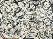 Arc en ciels Gris Greyed Rainbow By Jackson Pollock (Inspired By)