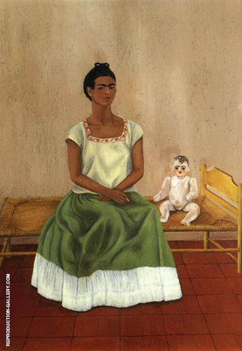 Me and My Doll Self Portrait 1940 By Frida Kahlo
