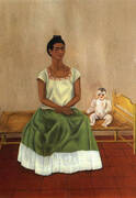 Me and My Doll Self Portrait 1940 By Frida Kahlo