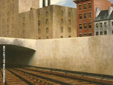 Approaching the City By Edward Hopper